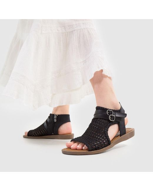 Blowfish Black Dream Woven Sandals