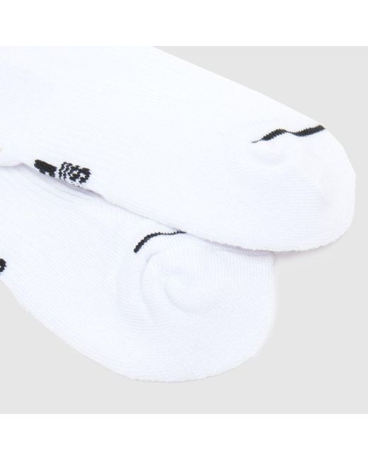 Nike White Ankle Sock 3 Pack