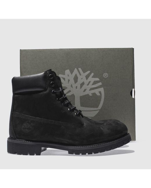 Timberland Black 6 Inch Premium Boots for men