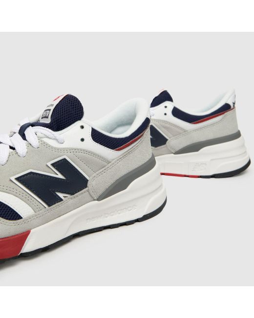 New Balance White 997 Trainers In for men