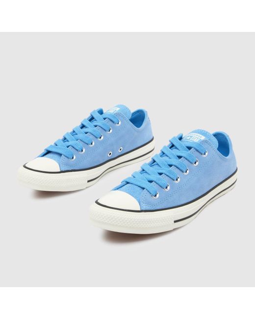Converse Blue All Star Ox City Kicks Trainers In