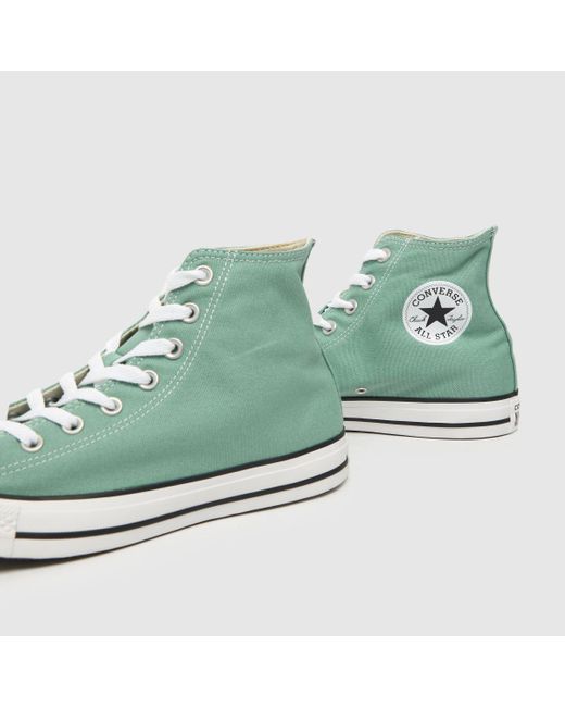 Converse Green All Star Hi Trainers In for men