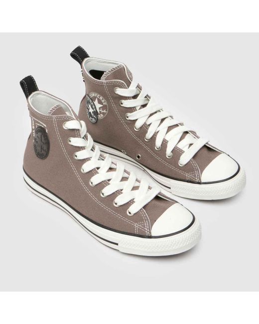 Converse Brown All Star Hi Trainers In for men