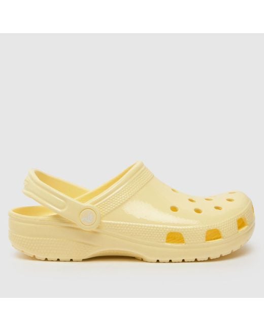 CROCSTM Yellow Classic High Shine Clog