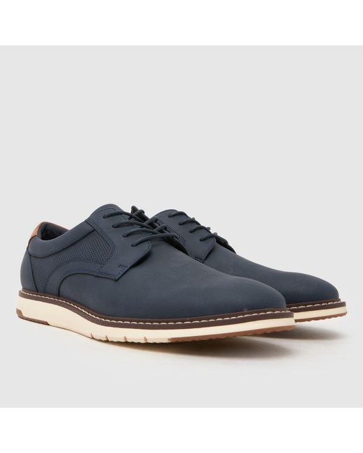 Schuh Blue Pedro Derby Shoes for men