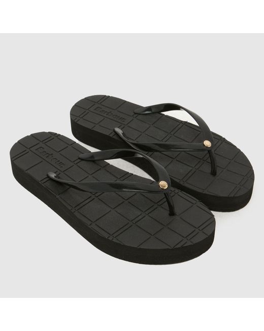 Barbour Black Tilda Sandals
