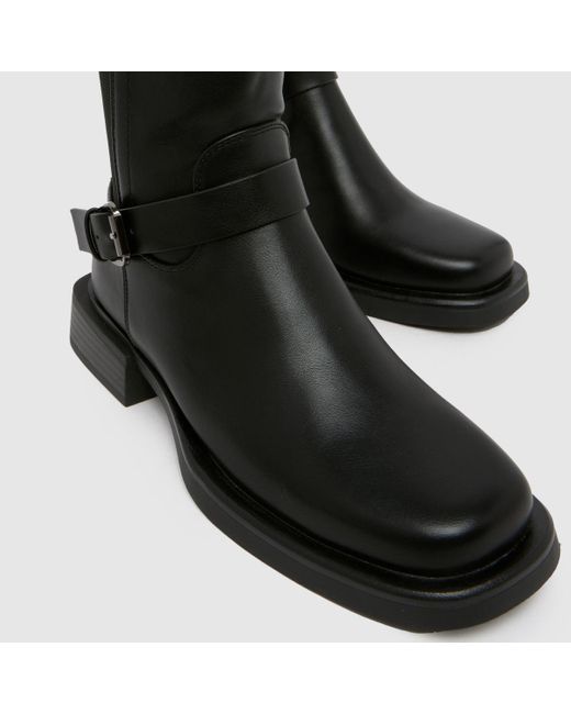 SIMMI Black Dilly Knee High Riding Boots