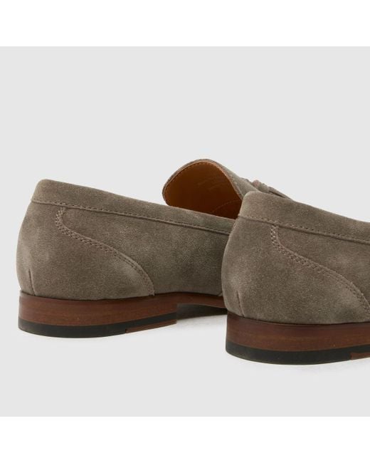 Schuh Brown Ren Suede Loafer Shoes for men