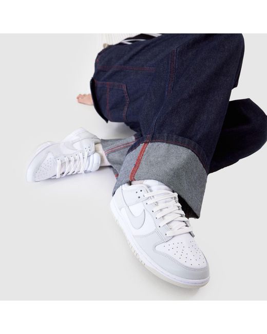 Nike White Dunk Low Trainers