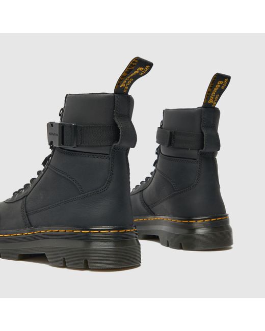 Dr. Martens Black Combs Tech Boots In for men