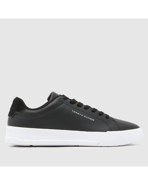Tommy Hilfiger Black Court Core Trainers for men
