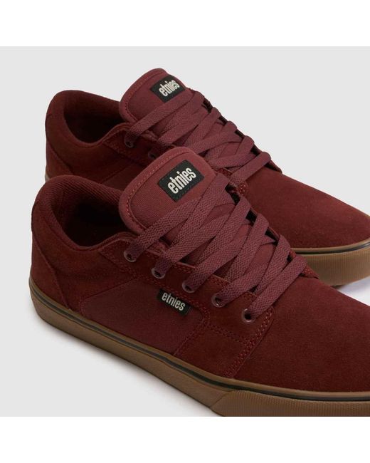 Etnies Brown Barge Ls Trainers for men