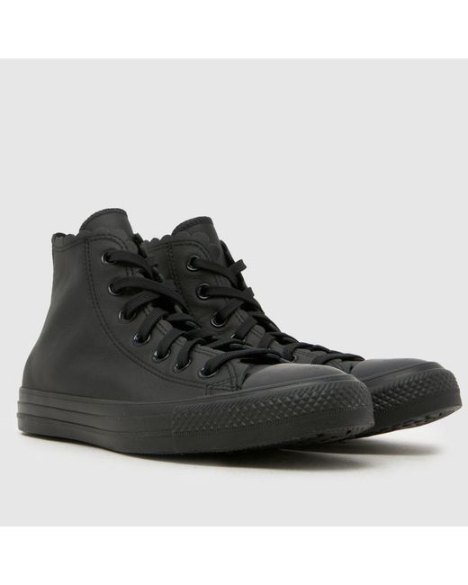 Converse Black All Star Hi Trainers