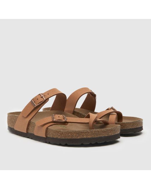 Birkenstock Mayari Vegan Sandals In in Brown Lyst UK