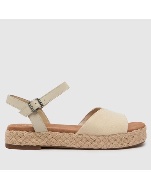 TOMS White Abby Sandals