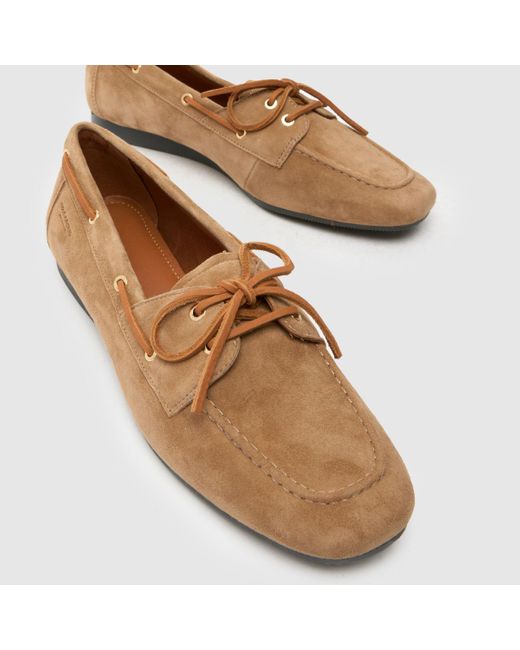Vagabond Brown Shoemakers Hillary Suede Boat Flats