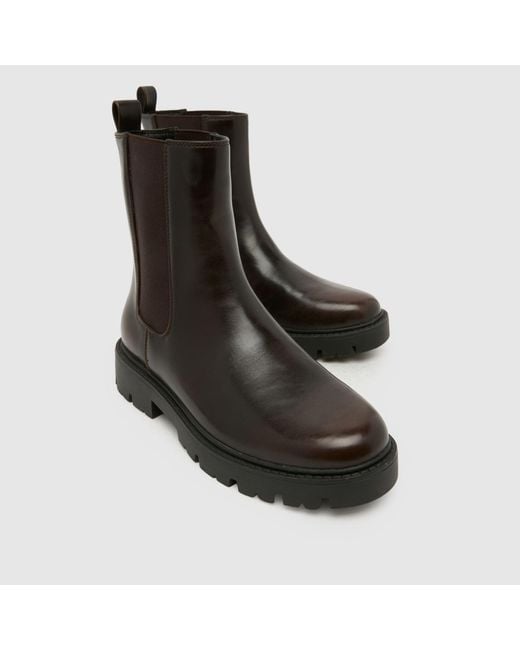 Schuh Black Atlanta Chunky Chelsea Boots