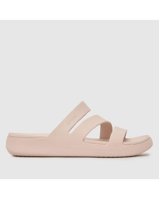 CROCSTM Pink Getaway Strappy Sandals