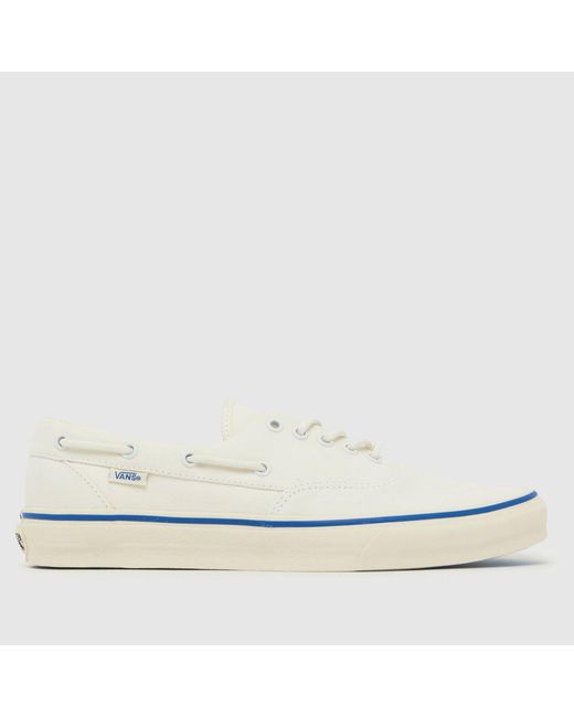 Vans White Authentic Boat Trainers for men