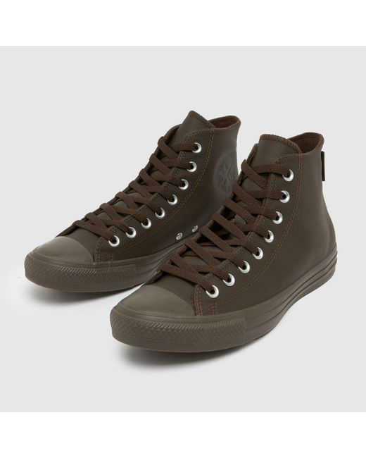 Converse Brown All Star Hi Trainers for men