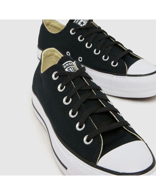 Converse Black Ox Lift Platform Trainers