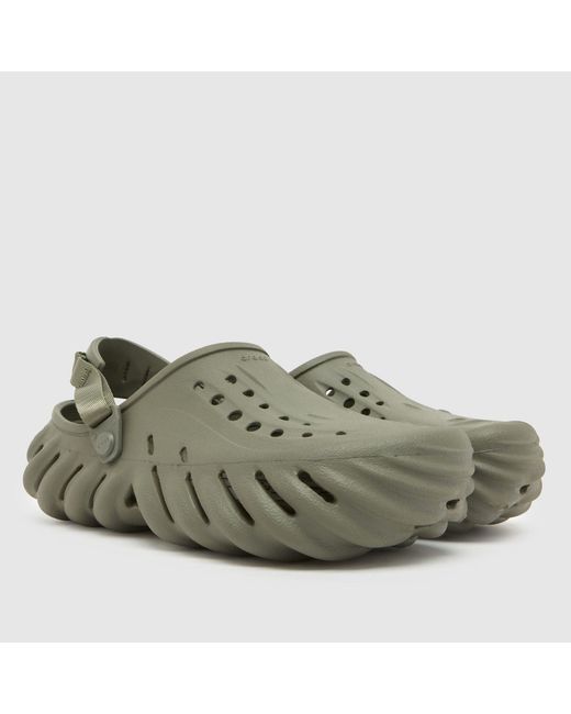 CROCSTM Green Echo Clog Sandals for men