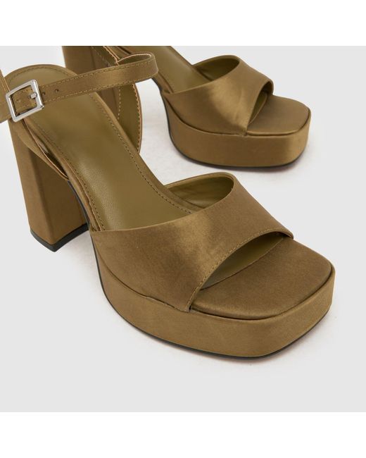 Schuh Metallic Sabina Platform High Heels