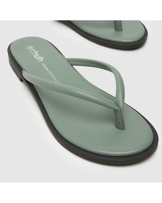 Schuh Green Tulia Toe Post Sandals
