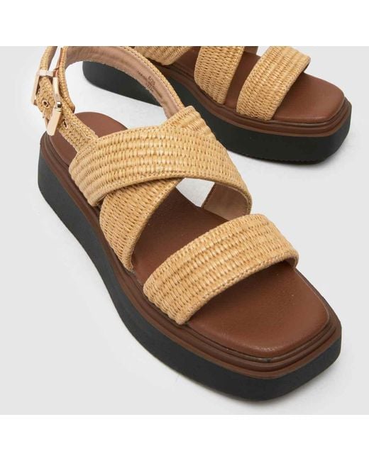Schuh Brown Tamia Platform Sandals