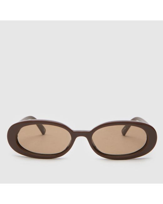 Le Specs Brown Outta Love Sunglasses