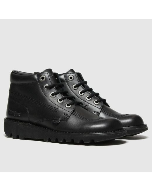 Kickers Black Kick Mono Hi Boots for men