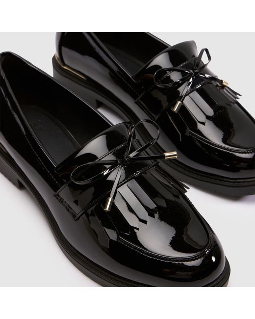 Schuh Black Lillia Hardwear Loafer Flats