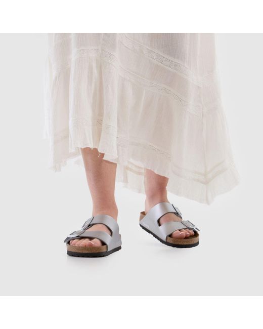 Birkenstock White Arizona Sandals