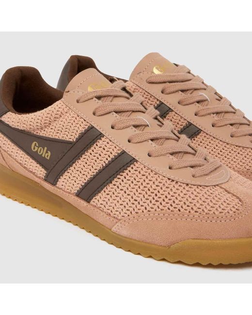 Gola Brown Tornado Zephyr Trainers