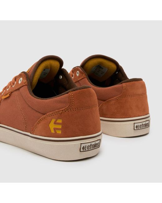 Etnies Brown Barge Ls Trainers In for men