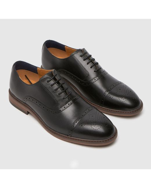 Schuh Black Raven Brogue Shoes for men
