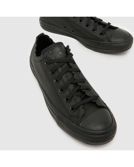 Converse Black All Star Ox Trainers