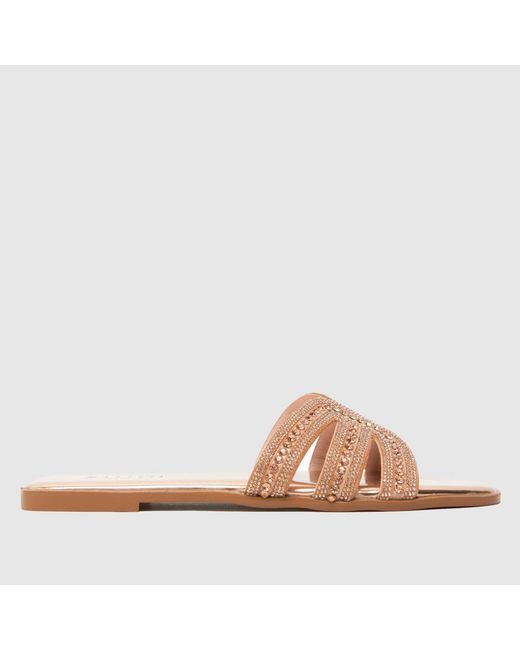 SIMMI Brown Corie Bling Sandals