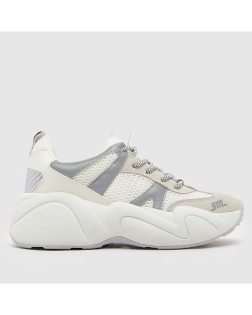 Steve Madden White Bounce 1 Trainers