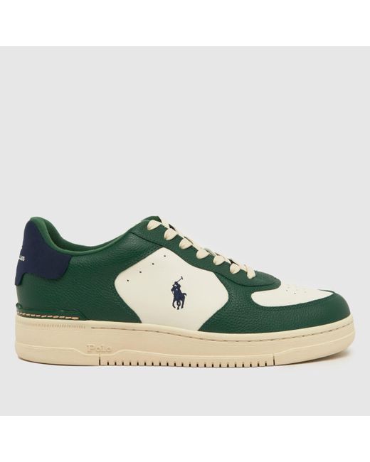 Polo Ralph Lauren Green Masters Court Trainers In for men