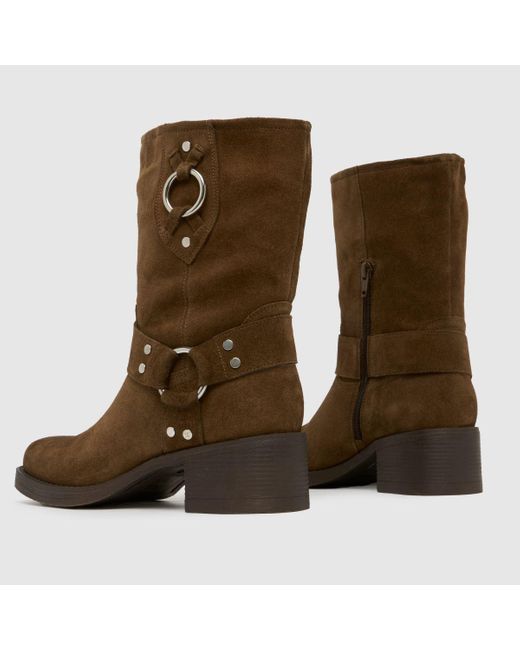 Schuh Brown Camilla Suede Festival Boot Boots