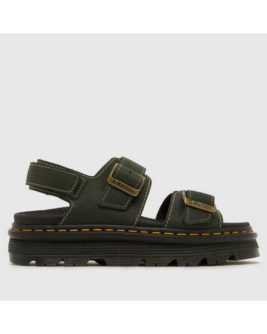 Dr. Martens Green Zebzag Sandals