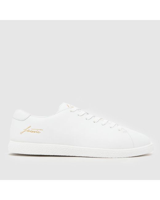 Lacoste White Linurt Trainers for men