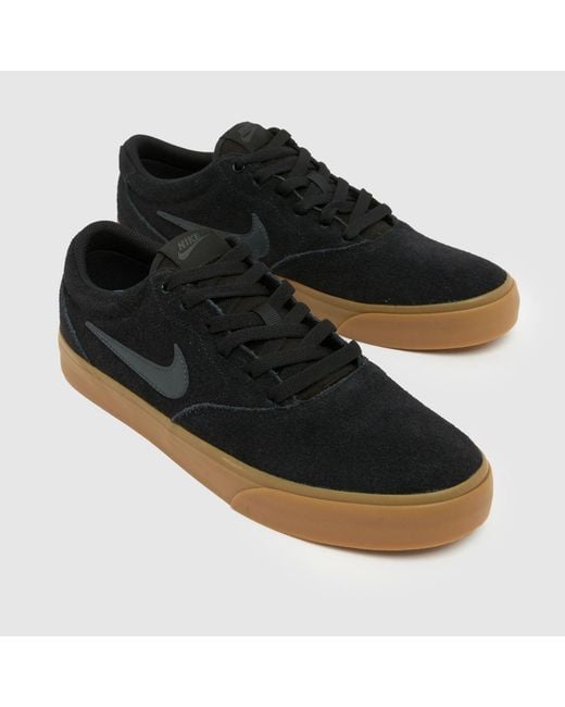 Nike Black Charge Suede Trainers for men