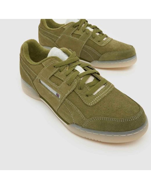 Reebok Green Workout Plus Trainers for men