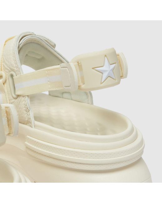 Converse White Run Star Utility Cx Sandals In