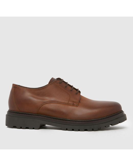 Schuh Brown Payton Leather Lace Up Boots for men