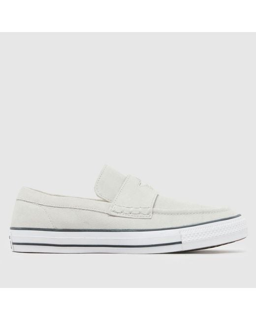 Converse White All Star Loafer Trainers for men