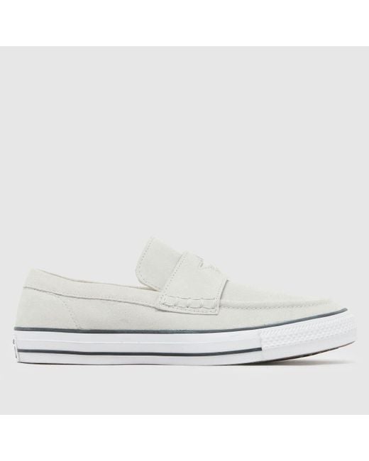 Converse White All Star Loafer Trainers for men