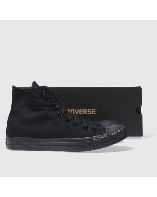 Converse Black Chuck Taylor All Star Hi Sneakers for men